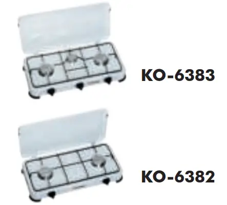 FireFriend KO-6383 Gas Stove 3 Burners