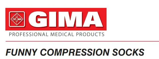 GIMA 41200 Funny Compression Socks Instruction Manual