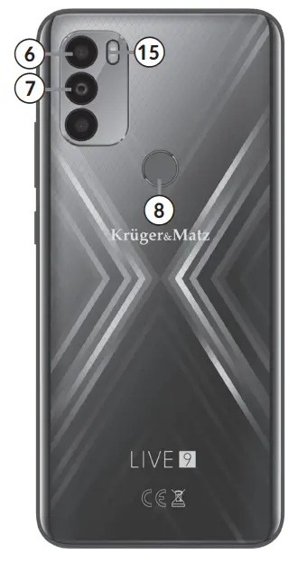Kruger Matz KM0497 Smartphone - fig 2