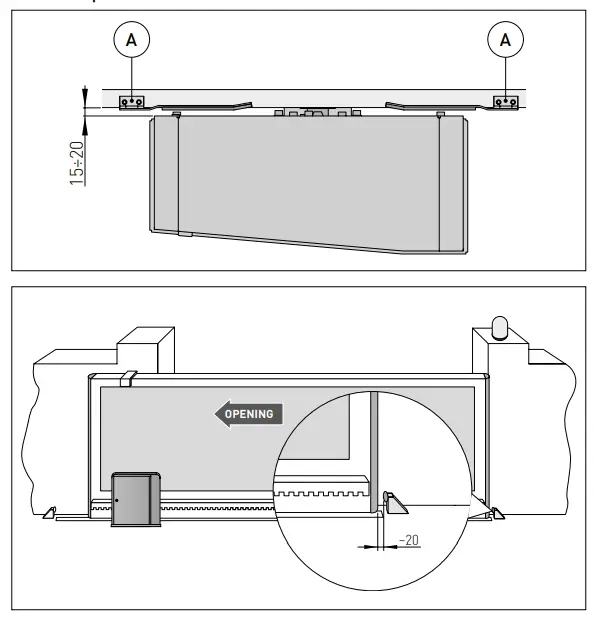 Limit switch adjustment