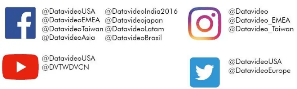 datavideo HBT16 Hdbaset Receiver Box - warranty1