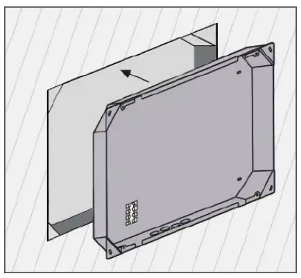 Installing the flush mounted box