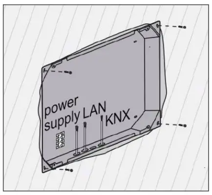 Installing the flush mounted box
