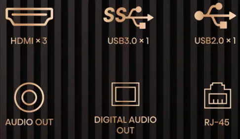 Hisense L5G 4K Smart Laser TV - Ports