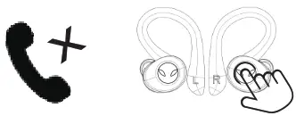 Power Q25 Pro Waterproof Wireless Sports Earbuds--Call Rejection