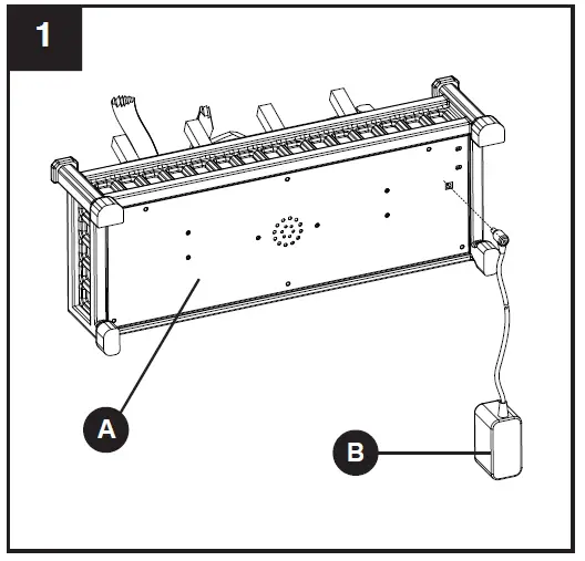 Pleasant Hearth L-24 Electric Crackling Log ASSEMBLY INSTRUCTIONS