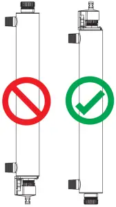 VIQUA S2Q-PV - Figure 2 Installation - Vertical