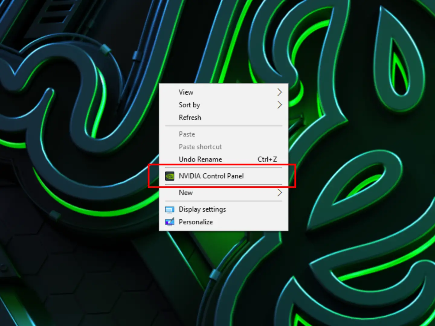 NVIDIA Control Panel