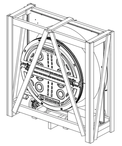 Munters Wall Mount Fan with Damper Door WM36K -figure 2