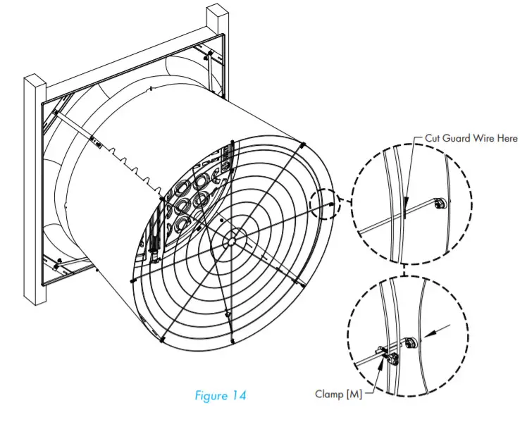 Munters Wall Mount Fan with Damper Door WM36K -figure 23