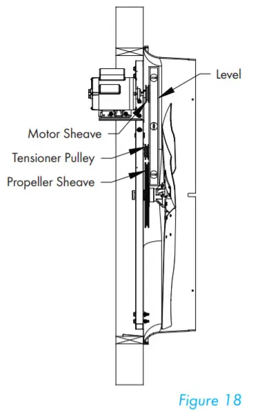 Munters Wall Mount Fan with Damper Door WM36K -figure 30