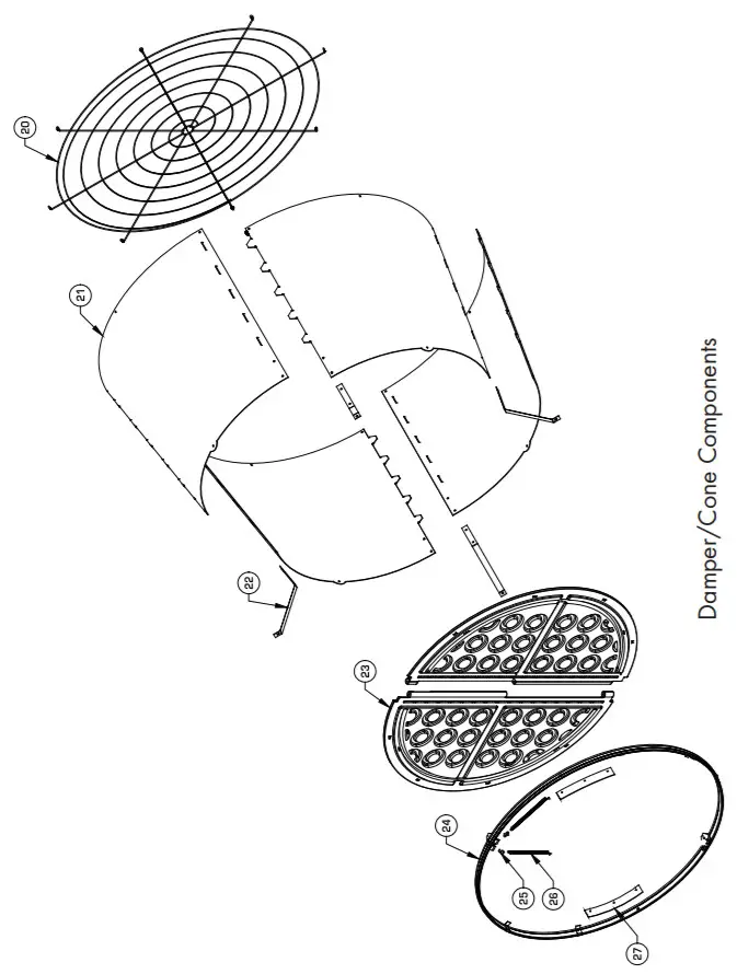 Munters Wall Mount Fan with Damper Door WM36K -figure 51