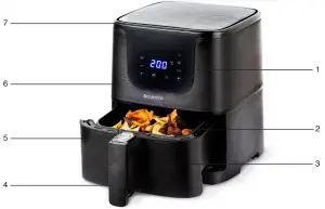 CHAMPION CHAF220 Aero Fryer - overview1