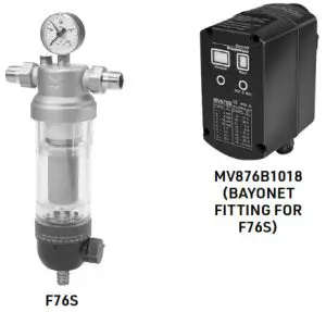 resideo F76S Water Filter Backwash Controls - Cover