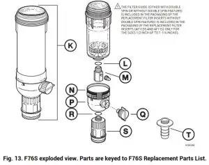 resideo F76S Water Filter Backwash Controls - F76S REPLACEMENT PARTS 2