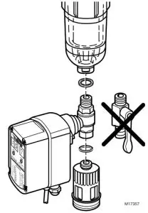 resideo F76S Water Filter Backwash Controls - INSTALLATION 3