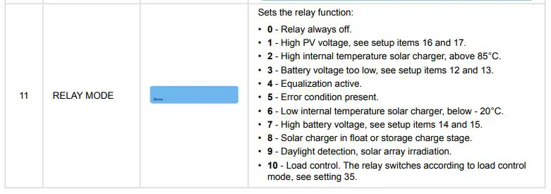 victron energy SCC900650010 Energy SmartSolar Control Display fig17