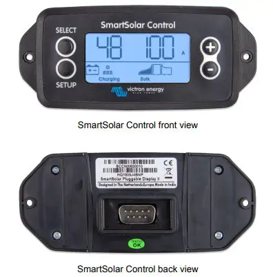 victron energy SCC900650010 Energy SmartSolar Control Display fig26
