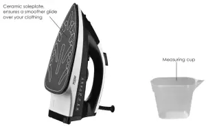 mistral MIR068 2400W Steam Iron - Features of your Steam Iron 1