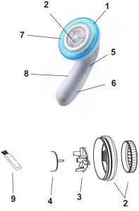 ADLER AD 9616 Lint Remover - 1