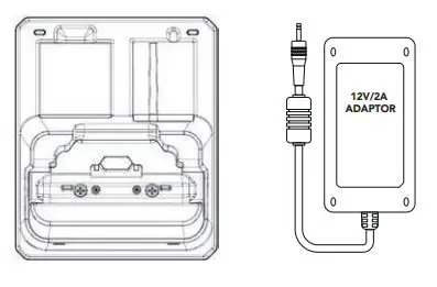 KOAMTAC KDC470 Pistol Grip Charging Cradle User Guide - What’s in the Box 1-Slot Cradle