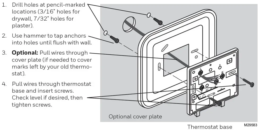 Mount thermostat base - CT31