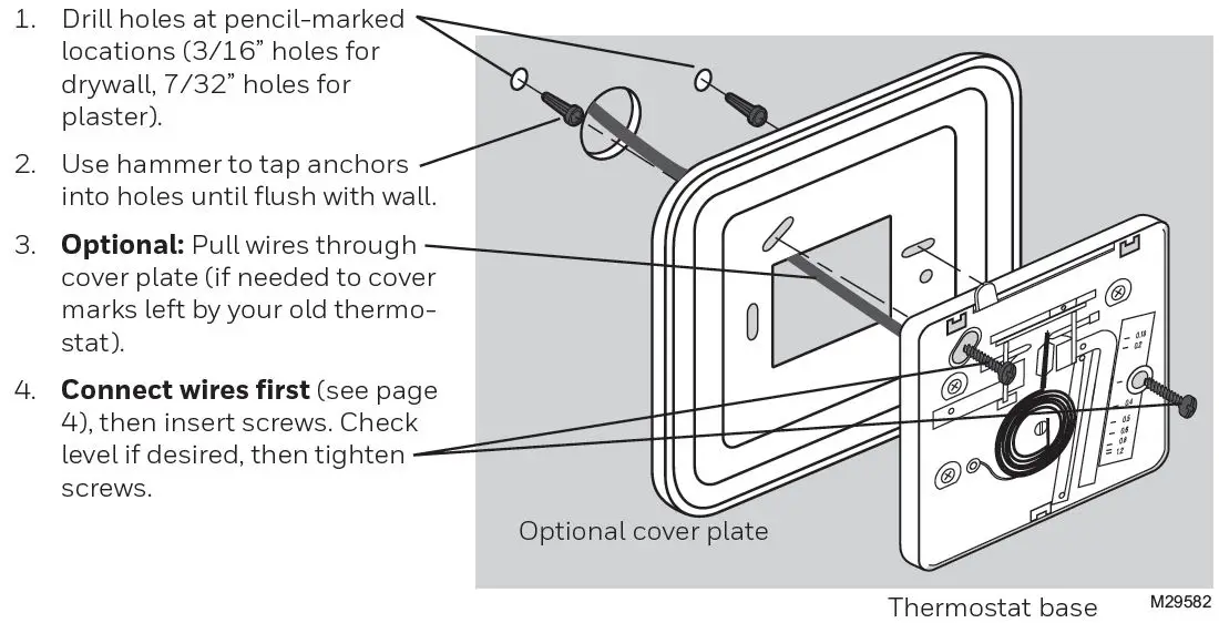 Mount thermostat base