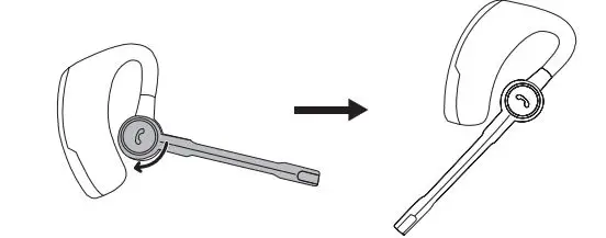 Hytera EHW08 BT Earpiece with PTT Key fig3