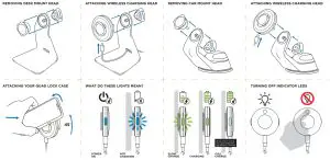 QUAD LOCK Car- Desk Head Wireless- Charging