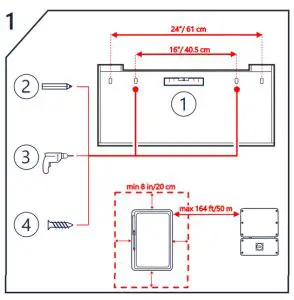 solaredge BAT-10K1PS0B-01 Energy Bank for use with Inverters - bracket