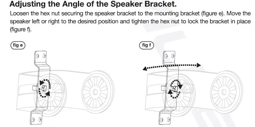Rockville 70V IP55 Commercial Speaker - Adjusting the Angle