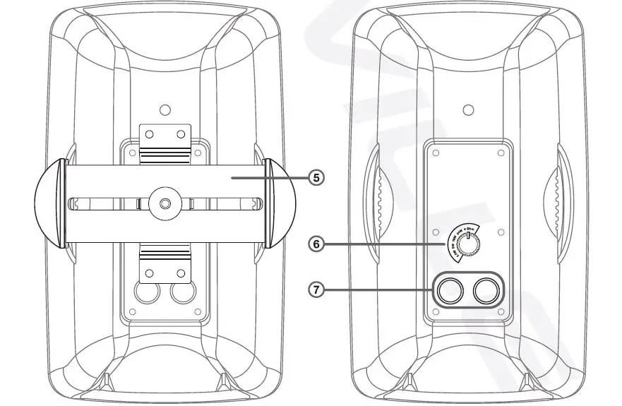 Rockville 70V IP55 Commercial Speaker -Full Image