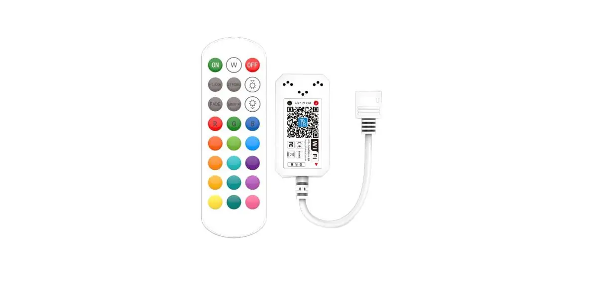 Jm Zengge Zj-bwcg-rgb-r24b Wi-fi Rgb Led Controller + 24keys Remote Controller Instruction Manual