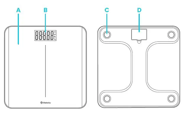 Etekcity ESB-591 Smart Body Weight Scale 01