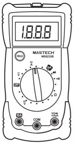 MASTECH MS8233B Digital Multimeter AC Voltage Detector