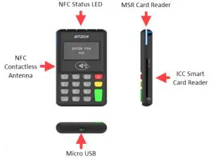 IDTECH VP3600 Compact Mobile PIN Pad and Card Reader - figure 1