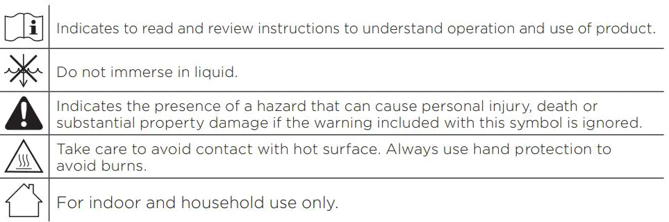 NINJA KT200UK Series Perfect Temperature Kettle Instructions - Symbol