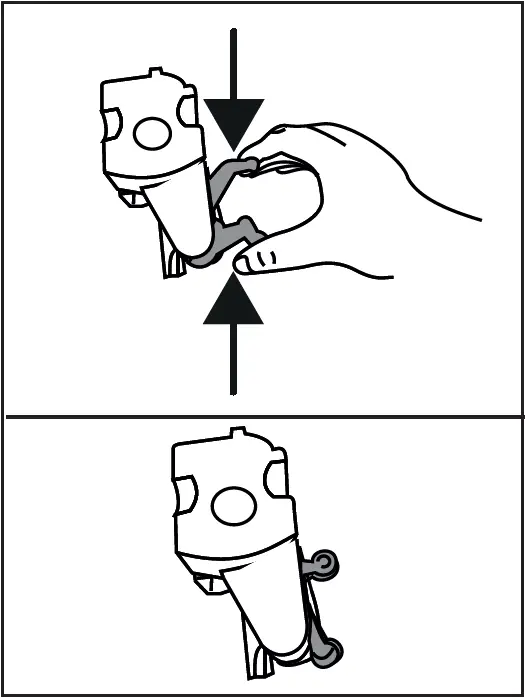 After cleaning, replace the infuser by sliding