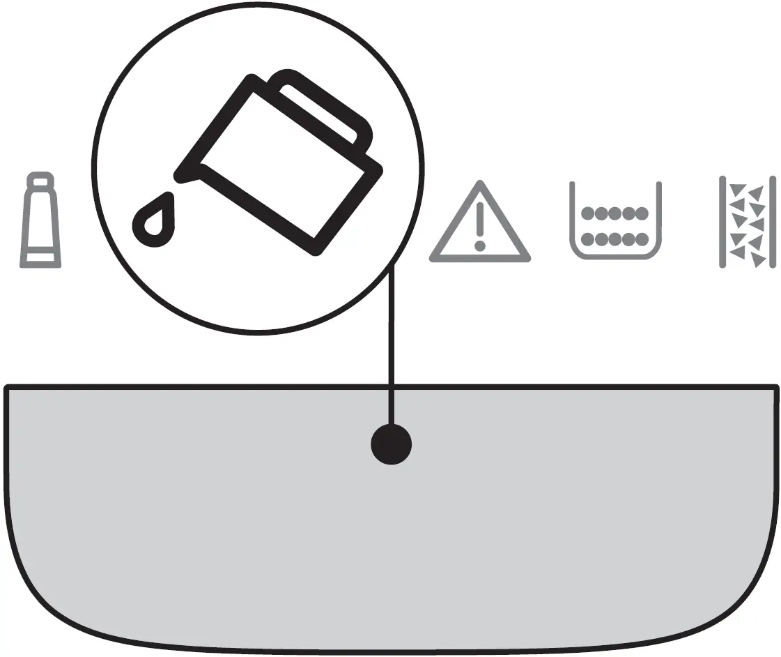 Insufficient water in tank
