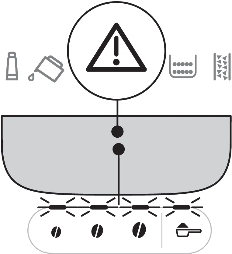 Too much coffee has been used