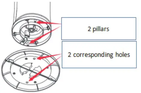 Dr Prepare DDF 1BKDF4 33 Inch Oscillating Tower Fan with Remote - IDENTIFYING PARTS 2