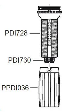 DOSATRON D14MZ2 Mini Maintenance Kit- Disassembly 11