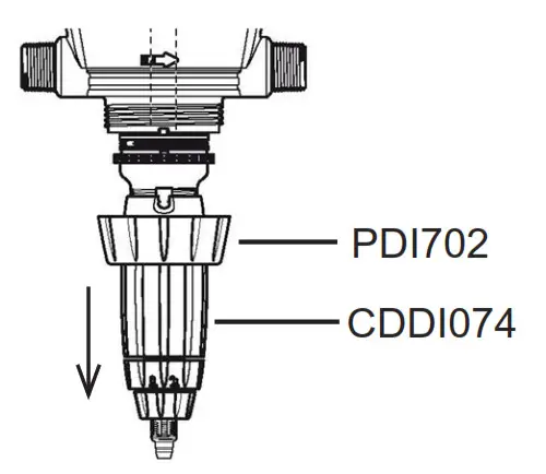 DOSATRON D14MZ2 Mini Maintenance Kit- Disassembly 4