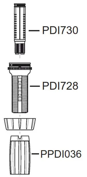 DOSATRON D14MZ2 Mini Maintenance Kit- Disassembly 6