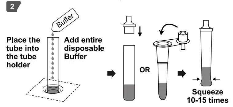 ALL TEST COVID 19 Antigen Rapid Test-Specimen preparation