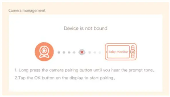 MEARI Baby 1S Baby Monitor- Connection 2