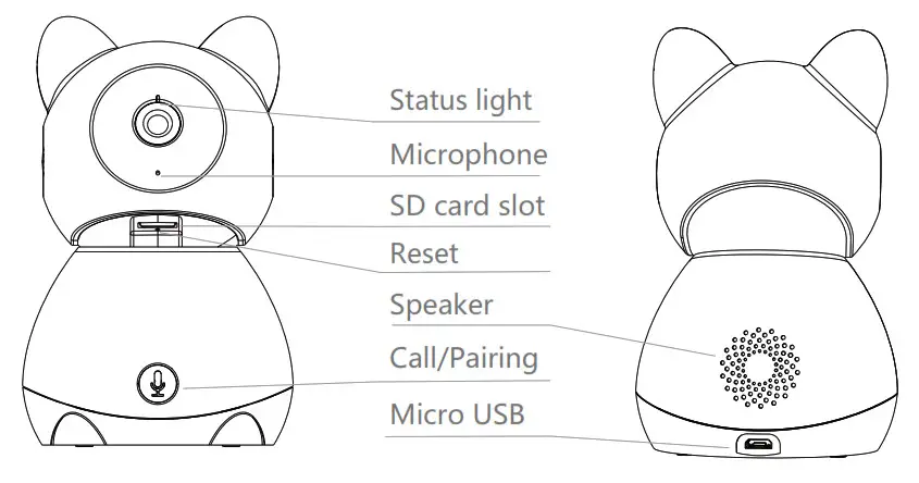 MEARI Baby 1S Baby Monitor- Description