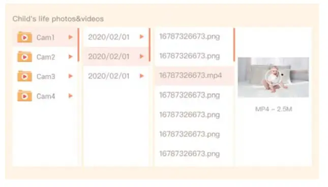 MEARI Baby 1S Baby Monitor- Photo