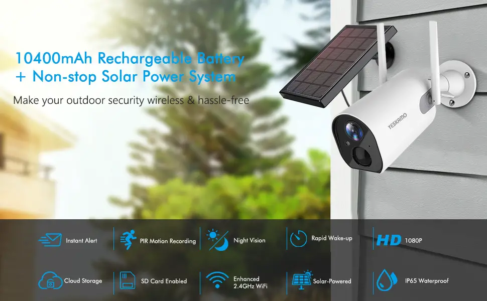 Yeskamo Smart Battery Powered Ip Camera User Manual