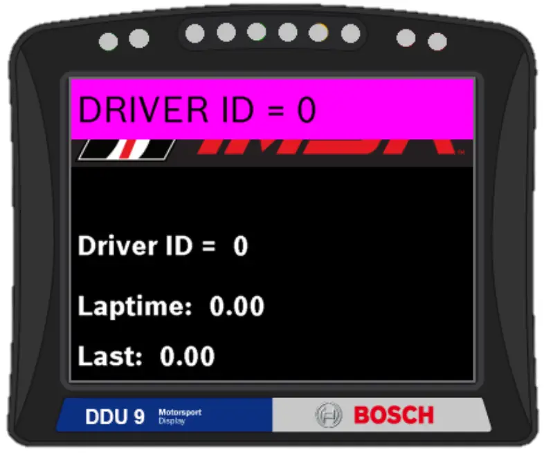 BOSCH IMSA Prototype Classes Scrutineering System - Alerts